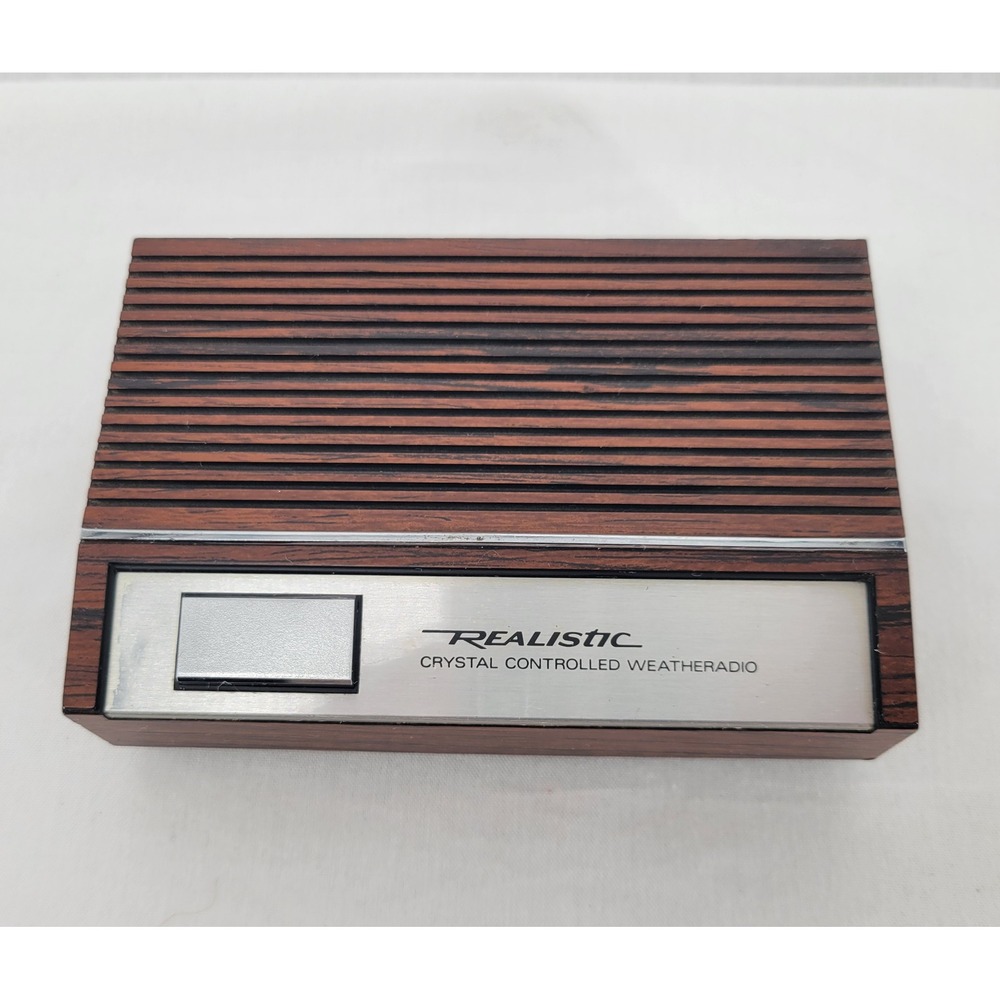 Vintage‎ 80s Realistic Crystal Controlled Weather Radio